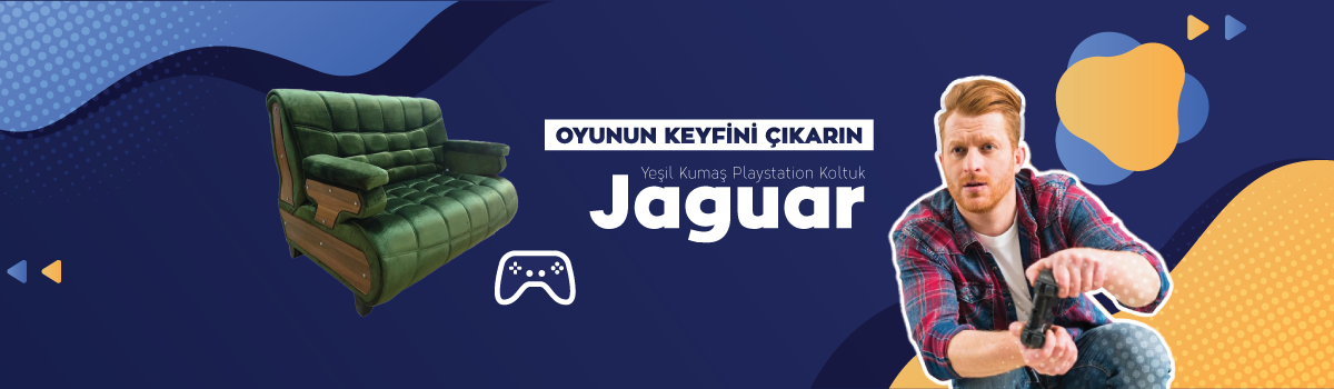 Jaguar, Yeşil Kumaş, Playstation Koltuk